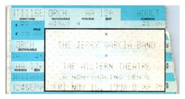 Jerry Garcia Band Concert Ticket Stub November 16 1990 Los Angeles California - £27.62 GBP