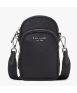 Kate Spade Sam Icon KSNYL Nylon north south phone crossbody ~NWT~ Black - $136.62