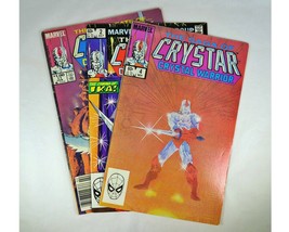 Saga of Crystar Crystal Warrior Comic Books Lot #2, #4, #11 Marvel Stan Lee - £15.84 GBP