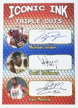 Lot of 25 - Iconic Ink Triple Cuts Facsimile Autograph  Jordan, Robinson, Malone - £8.54 GBP