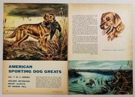 1955 Magazine Picture American Sporting Dogs Paintings by James Lockhart - £12.40 GBP