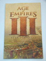 AGE of EMPIRES 3 - USER&#39;S MANUAL (Replacement Manual) - $10.00