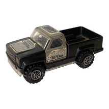 1978 Tonka Truck Black &amp; Silver 4&quot; Vintage Toy Plastic + Pressed Steel - £6.12 GBP