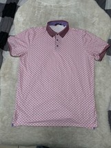 Greyson Men’s XL Thunderbird Quartz Performance Short Sleeve Golf Polo Geometric - $39.59