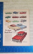 Vintage 1952 Ford Automobile Magazine Advertisement - £10.99 GBP