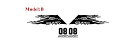 1set car styling door both side decor sticker for toyota c hr vinyl decals racing sport thumb200