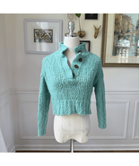 Everlane The Lofty Knit Cropped Henley Sweater Mint Button Alpaca Merino... - €46,75 EUR Everlane The Lofty Knit Cropped Henley Sweater Mint Button Alpaca Merino... - €46,75 EUR