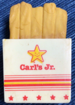 Carls Jr French Fry 1988 Fridge Magnet Fast Food Promo Premium Vtg Decor 884A - £14.40 GBP