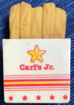 Carls Jr French Fry 1988 Fridge Magnet Fast Food Promo Premium Vtg Decor 884A - £13.77 GBP