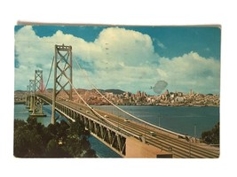 Vintage Sammlerstück alte Postkarte Briefmarke 1966 San Francisko - Oakl... - $4.07