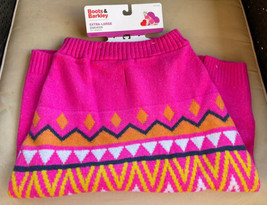 Boots &amp; Barkley Thick Knit Pet / Dog Sweater Size XL Fuschia (pink) &amp; Or... - £17.38 GBP