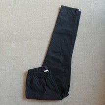 Woman Within Chino Pants Womens Sz 14W Tall Black Tapered Leg Elastic Waist NWOT - £17.22 GBP
