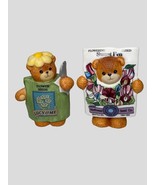 Enesco Lucy &amp; Me Lucy Rigg Bears - Flower Seeds 1990 &amp; Sweet Pea  1995 L... - £12.54 GBP
