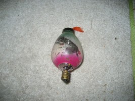  Vintage C-6 Chinese Lantern glass Christmas light tested  - $19.79