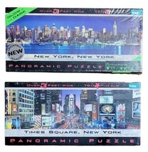 New York New York Glow In The Dark & Times Square Panoramic Puzzles 750+ Pcs ea - £11.77 GBP