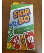 Mattel 42050 Skip-Bo Card Game - 2 to 6 Players Strategy  - $94.08 MXN