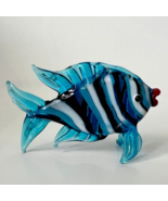 New Colors! Murano Glass, Handcrafted Unique Lovely Fish Figurine, Size 2 - £22.32 GBP