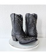 Lane DOLLY Womens Cowboy Bootie 8 Black Bling Western Cowgirl Short Ankl... - $8,591.91 MXN