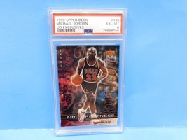 1999 Michael Jordan Upper Deck Exclusives Psa EX-MT 6--- 066/100 - $116.88