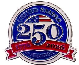 United States 250 Hat Tac or Lapel Pin - $7.99