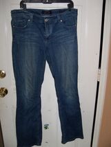 SEVEN 7 SLIM BOOT WITH SHINNY SEQUINS WOMENS JEANS SIZE 14 WOMEN'S EUC - $44.10