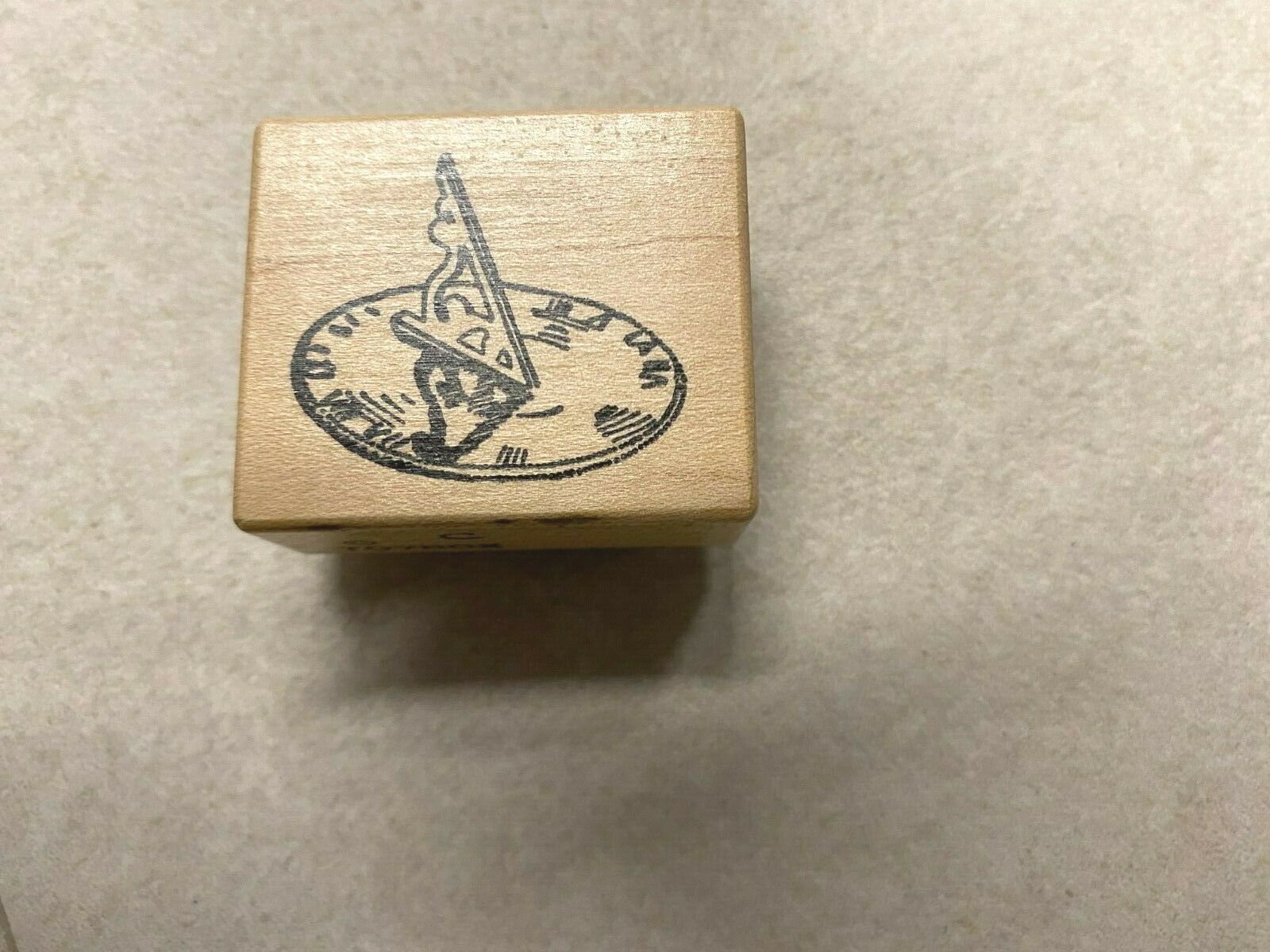 All About Time Clocks New Wood Mounted Rubber Stamps Buy More & Save! Item image 7