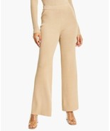 $87 Leyden Flared-Leg Ribbed Pants Beige Size Large (STAINED) - €21,36 EUR