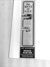 1971 Ad Jim Burney&#39;s Dodge Center, Redwood City, Calif. Motor Homes - $8.99