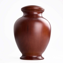 Elegant Wood Vase Urns for Human Ashes Adult,for Adults up to 200lbs,Burial... - $130.31