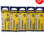 Irwin  High Speed Steel  #60506   3/32&quot; Drill Bit  Pack of 5 - £16.25 GBP