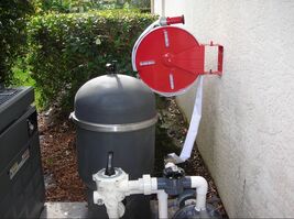 Swimming Pool Fire Hydrant Fire Hose and Reel System Wildfire/Brushfire ... - $1,183.05