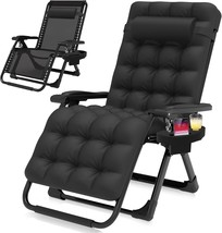 Suteck Zero Gravity Chair, Reclining Camping Lounge Chair W/Removable Cu... - $103.98