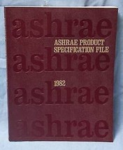 1982 Ashrae Produit Specification File - $42.66