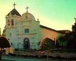 Missione Chiesa Monterey California Ca Unp Cromo Cartolina B5 - $3.03