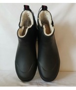 Tretorn Rain Boots Lina Womens 8 Black Rubber Faux Fur Lined Waterproof ... - £29.51 GBP