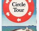 Circle Tour Chesapeake Bay Bridge Tunnel Brochure with Map 1971 - $15.84
