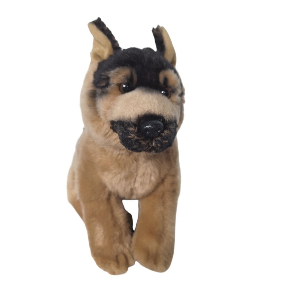 Vintage Toys R Us German Shepard Brown Dog Plush Stuffed Animal Realisti... - $34.65