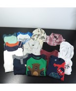 13pc Bundle Lot of Baby Boy&#39;s 12-18M Mixed Variety Casual Shirts Tops - £21.92 GBP