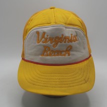 Vintage Virginia Spiaggia Rete Regolabile Snapback Cappello Camionista Tthc - £66.85 GBP