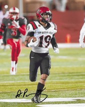 Donnel Pumphrey San Diego State Aztecs signed autographed 8x10 photo COA proof. - £46.97 GBP