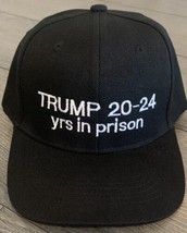 Donald Trump 2024 Funny PRISON Hat Anti Trump Anti MAGA Cap 2024 Embroid... - £13.74 GBP