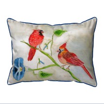 Betsy Drake Betsy&#39;s Cardinals Extra Large 20 X 24 Indoor Outdoor Pillow - £55.52 GBP