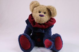 Boyds Mr. Barnum Jointed Bear Blue And Red Clown Stuffed Animal Toy Teddy Bear - $12.59