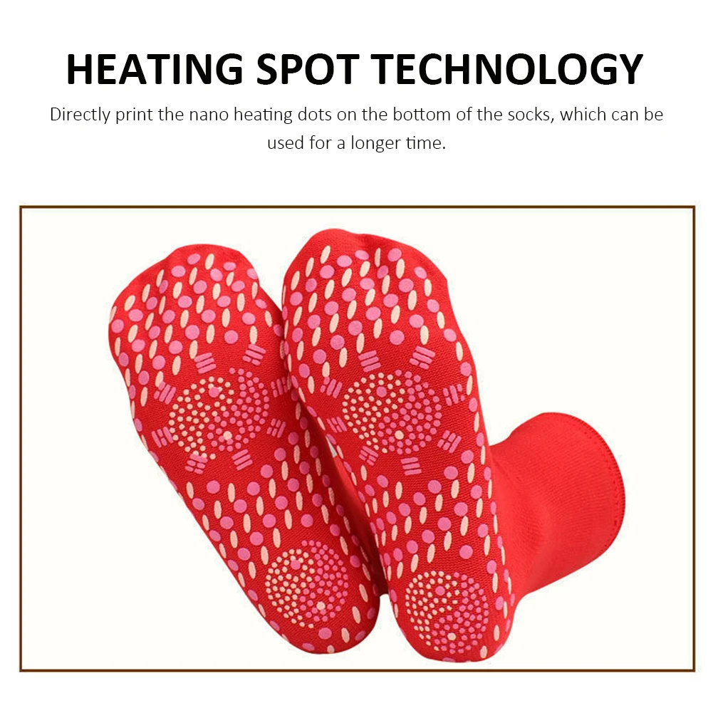 House Home New Self Heating Socks Winter Warm MAage Socks Anti-Fatigue Heat Insu - £20.04 GBP