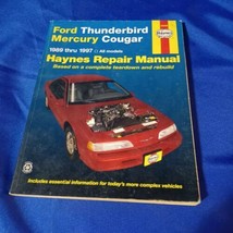 Haynes 89-97 Ford Thunderbird Mercury Cougar Auto Repair Service Manual ... - $28.04