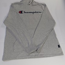 Champion Hoodie Shirt Men’s Large Gray Cotton Blend Casual Pullover Long Sleeve image 13