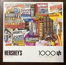 Hershey&#39;s Chocolate Sweet Collage -1000 Pc Candy Bar Jigsaw Puzzle By Bu... - $13.67