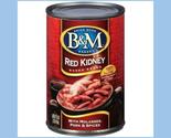 B&amp;M Red Kidney Baked Beans (CASE OF 12) 16 Ounce Cans, # RED KIDNEY BEAN... - $49.40