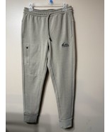 Men’s Small Quiksilver Beige Pull On Joggers Drawstring Zip Pockets - $34.19 CAD