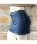 Women&#39;s Apple Bottoms Blue | Gold Denim Mini Skirts NWT - £41.27 GBP